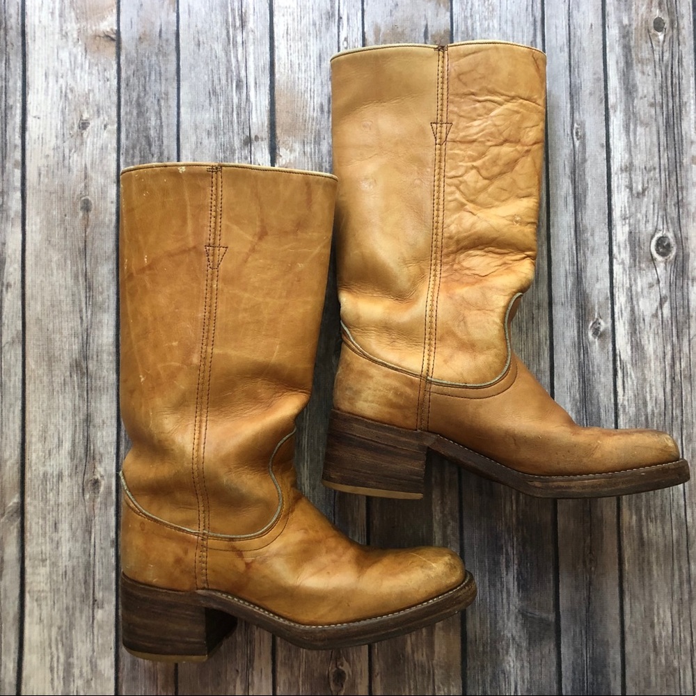 Vintage dingo leather boots